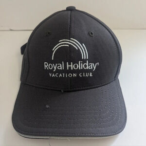 BNWOT Royal  Holiday Vacation Club Grey Adjustable Cap